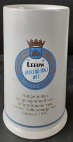 LEEUW - aardewerk bierpul uit 1991, Nieuw, Pul(len), Ophalen of Verzenden, Leeuw