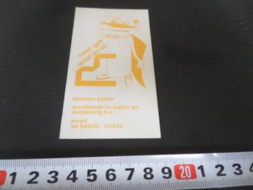 sticker Weert Moonen Papier  Neet gek waal good  beschikbaar voor biedingen