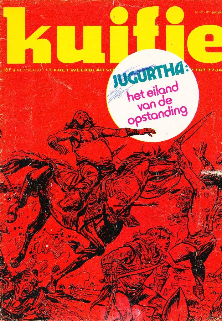 Kuifje - nr 32 - 1976, Gelezen, Kuifje, Verzenden, Eén stripboek