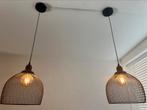 Lucide mesh zwarte hanglampen, Huis en Inrichting, Lampen | Hanglampen, Ophalen, Zo goed als nieuw, Minder dan 50 cm
