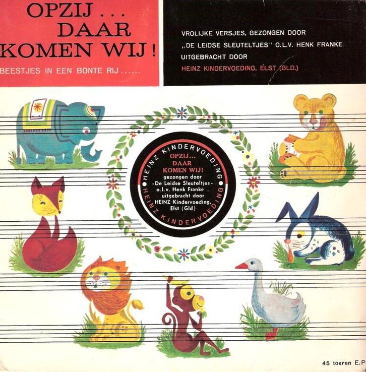 Heinz Reclamesingle - Opzij..Daar Komen Wij - EP mooie hoes, Verzamelen, Merken en Reclamevoorwerpen, Gebruikt, Overige typen