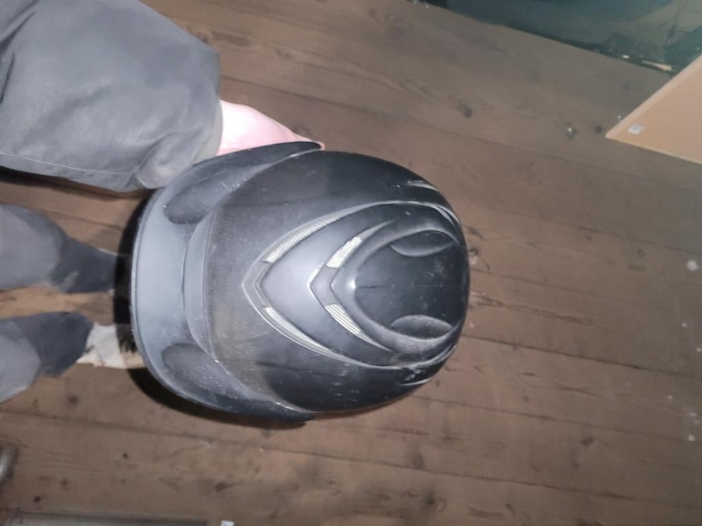 Cross paardrijcap maat 58, Dieren en Toebehoren, Paardrijkleding, Ophalen, Overige soorten, Kinderen, Zo goed als nieuw