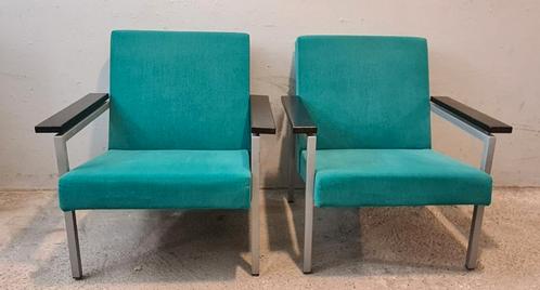 Twee vintage, design fauteuils Gijs van der Sluis. Model 30, Huis en Inrichting, Fauteuils, Ophalen