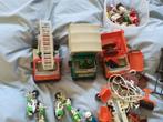 Vintage playmobil politie, brandweer, wegenbouw, Ophalen of Verzenden, Gebruikt