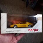 Mooie nieuwe Ferrari Testarossa.   Geel.    Herpa. In verpak, Hobby en Vrije tijd, Modelauto's | 1:43, Ophalen of Verzenden, Zo goed als nieuw