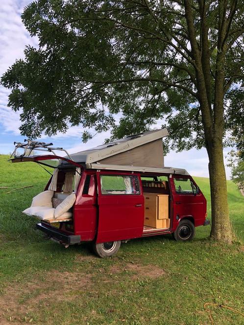 VW T3 camper Westfalia diesel rood, Caravans en Kamperen, Campers, Particulier, Bus-model, Volkswagen, Diesel, Ophalen