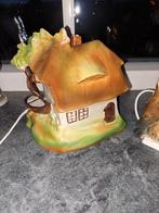 Vintage parfumlamp huis met bootje, Ophalen of Verzenden