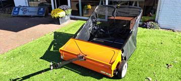 Husqvarna Sweeper 112 cm – Robuuste gras- en bladveger beschikbaar voor biedingen