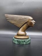 Bronzen Art Deco beeld Spirit of the Wind €130,00, Ophalen of Verzenden, Brons
