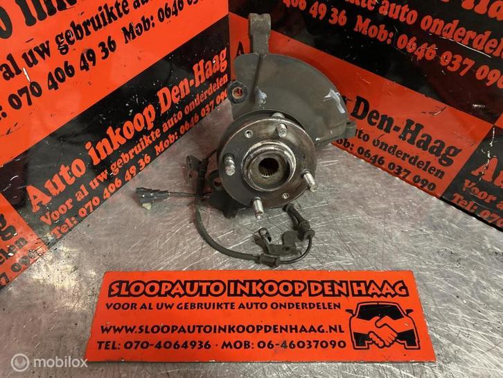 Kia Picanto ('11-'17) Fusee Asschenkel - Links + ABS, Auto-onderdelen, Ophanging en Onderstel, Gebruikt, Ophalen of Verzenden