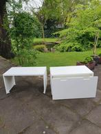 IKEA bureau met kast en 2 stoelen, Ophalen, Gebruikt