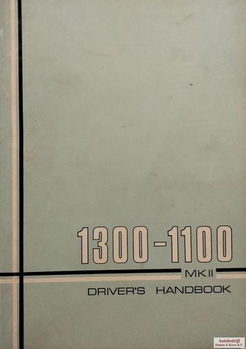 Handboek 1300 - 1100 MKII AKD7098 (Engelstalig) beschikbaar voor biedingen