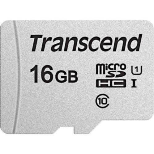 Transcend microSDHC 300S 16GB Class 10 UHS-I U1, Audio, Tv en Foto, Fotografie | Geheugenkaarten, Nieuw, MicroSDHC, 16 GB, Fotocamera