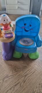 Fisher Price Leer stoel, Kinderen en Baby's, Speelgoed | Fisher-Price, Overige typen, Met geluid, Gebruikt, Ophalen of Verzenden