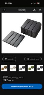 Ikea Runnen + kaders Vlonder - Tuin/Balkon, Ophalen, Zo goed als nieuw, Kunststof