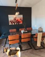Eethoek, tafel, stoelen, lamp, Huis en Inrichting, Ophalen