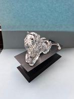 Swarovski leeuw met plaquet, Ophalen of Verzenden, Zo goed als nieuw, Figuurtje
