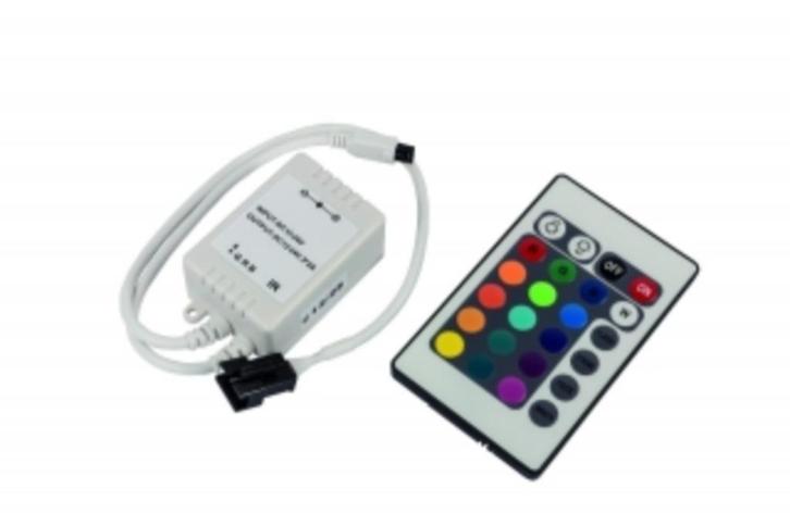 RGB LED STRIP CONTROLLER 24-KNOPS, Hobby en Vrije tijd, Elektronica-componenten, Nieuw, Ophalen of Verzenden