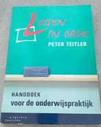 Peter Teitler - Lessen in orde, Ophalen of Verzenden, Zo goed als nieuw, Peter Teitler