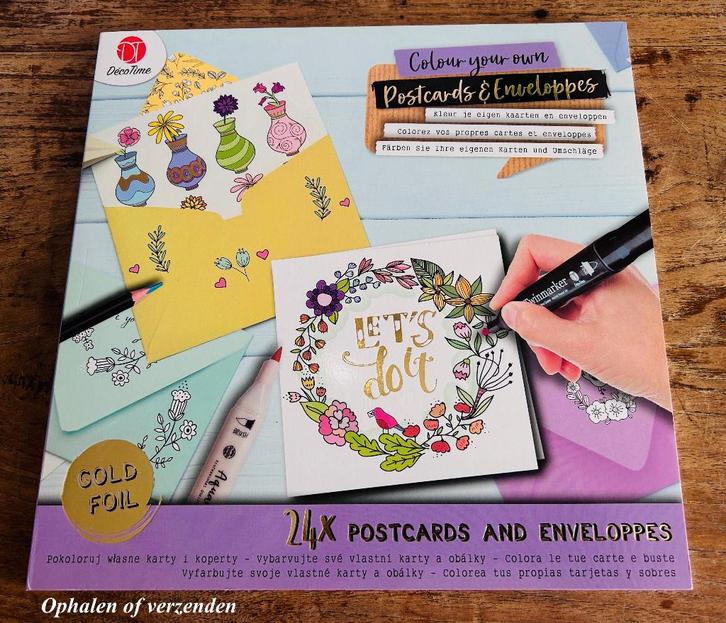 Kleur & Maak je eigen kaarten & enveloppen Nieuw Ongebruikt, Hobby en Vrije tijd, Kaarten | Zelf maken, Nieuw, Blanco kaart of Basiskaart