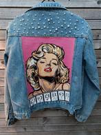 Handgeschilderd Spijkerjack Marilyn Monroe - Maat S, Kleding | Dames, Handgemaakt, Ophalen of Verzenden, Nieuw