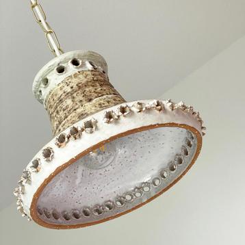 vintage keramiek LAMP Mid Century Deens Design beige boho beschikbaar voor biedingen