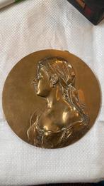 Medaillon brons Anton Scharff Wenen 1900, Postzegels en Munten, Penningen en Medailles, Ophalen of Verzenden, Brons