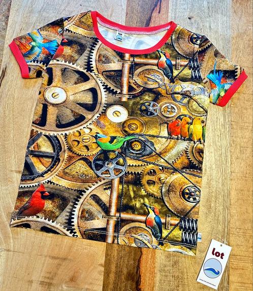 Nieuw Tshirt birds van Lot mt 122/128 én 134/140 (char), Kinderen en Baby's, Kinderkleding | Overige, Nieuw, Jongen of Meisje