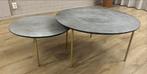 Nieuw in doos set van 2 salontafels, 50 tot 100 cm, Rond, Nieuw, 50 tot 100 cm