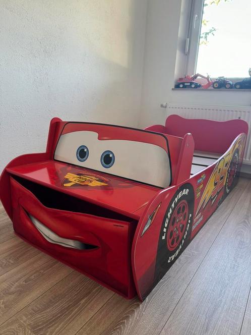 Cars bed  lightning McQueen 170x77x54 max 30kg, Kinderen en Baby's, Kinderkamer | Bedden, Zo goed als nieuw, 180 cm of meer, 85 tot 100 cm