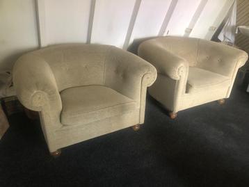Chesterfield Fauteuils twee stuks  beschikbaar voor biedingen