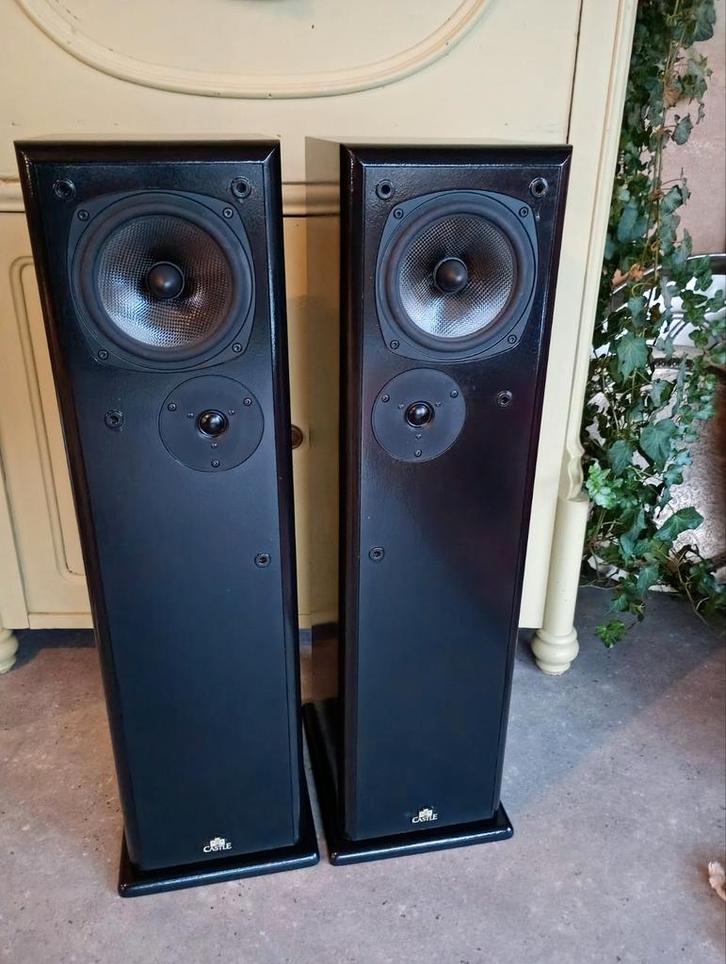 Castle Severn 2 SE speaker set, Audio, Tv en Foto, Luidsprekers, Gebruikt, Front, Rear of Stereo speakers, 60 tot 120 watt, Overige merken