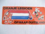 EK sticker Duitsland 1988 Nederland kampioen, Ophalen of Verzenden, Nieuw, Overige binnenlandse clubs, Poster, Plaatje of Sticker
