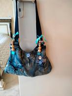 Hippie spijkerstof schoudertas van ZS, Sieraden, Tassen en Uiterlijk, Tassen | Schoudertassen, Ophalen of Verzenden, Nieuw, Blauw