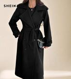 Tall winter trenchcoat, Kleding | Dames, Jassen | Winter, Ophalen of Verzenden, Nieuw, Maat 34 (XS) of kleiner, Zwart