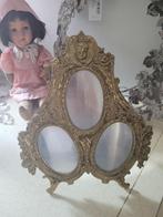 Antieke zwaar bronzen Victoriaanse fotolijst foto 1 t/m 6