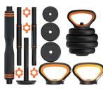 Dumbbellset met opbergkbox, Sport en Fitness, Fitnessmaterialen, Ophalen, Zo goed als nieuw