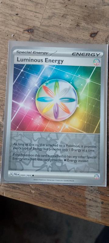 Luminous energy reverse holo paldea evolved  beschikbaar voor biedingen