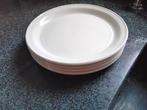 4 Enoch Wedgwood Tunstall White bordjes 18 cm., Huis en Inrichting, Ophalen of Verzenden, Zo goed als nieuw, Bord(en), Wedgwood