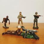 Vintage composiet speelgoed soldaten, soldaatjes, Antiek en Kunst, Ophalen of Verzenden