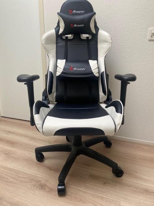 Game stoel Arozzi, Huis en Inrichting, Bureaustoelen, Zo goed als nieuw, Bureaustoel, Overige kleuren, Gaming bureaustoel, Ophalen