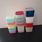 Tupperware diepvries bakjes vierkant, Ophalen of Verzenden, Gebruikt