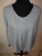 bleu motion maat 44/46 oksel tot oksel 63 cm-viscose, Blauw, Blouse of Tuniek, Ophalen of Verzenden, Zo goed als nieuw