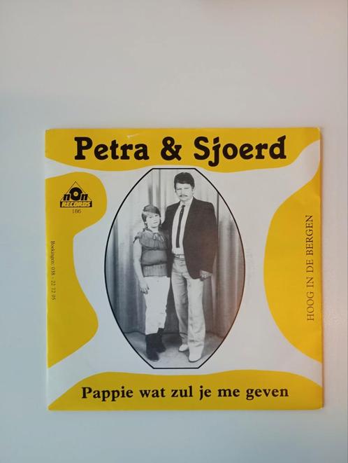 Petra & Sjoerd - Pappie Wat Zul Je Me Geven (piraat), Cd's en Dvd's, Vinyl Singles, Gebruikt, Single, Nederlandstalig, 7 inch