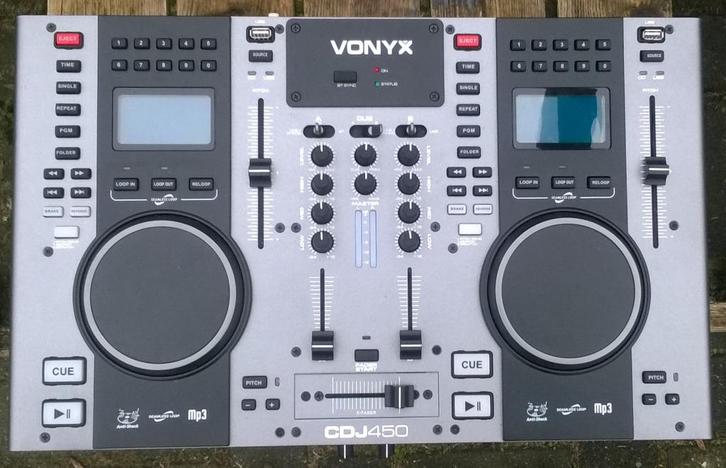 Draaitafel Vonyx CDJ450 voor CD-SD-USB met BT, Muziek en Instrumenten, Dj-sets en Draaitafels, Zo goed als nieuw, Draaitafel, Overige merken