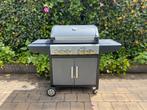 Grote 6 pits BBQ Nice Cooker + gasfles + nieuwe gasslang, Ophalen, Gebruikt