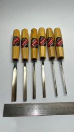 6 nieuwe gutsen SPANNSAGE ( guts beitels gutsenset ), Hobby en Vrije tijd, Ophalen of Verzenden, Nieuw