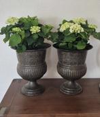 2x grote bloempotten, Rond, Binnen, Zo goed als nieuw, Minder dan 40 cm