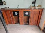 Houten Bar met Wasbak, Huis en Inrichting, Ophalen, Gebruikt