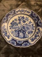 Prachtig groot Delfts blauw bord 27cm doorsnee, Antiek en Kunst, Ophalen of Verzenden